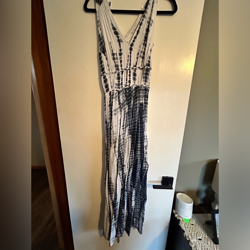 Blue and White Tie Dye Dress Size Medium